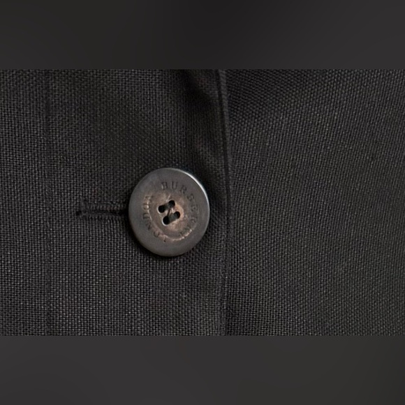 Burberry London Black Silk Cotton Weave Jacket • 4 - Picture 9 of 15